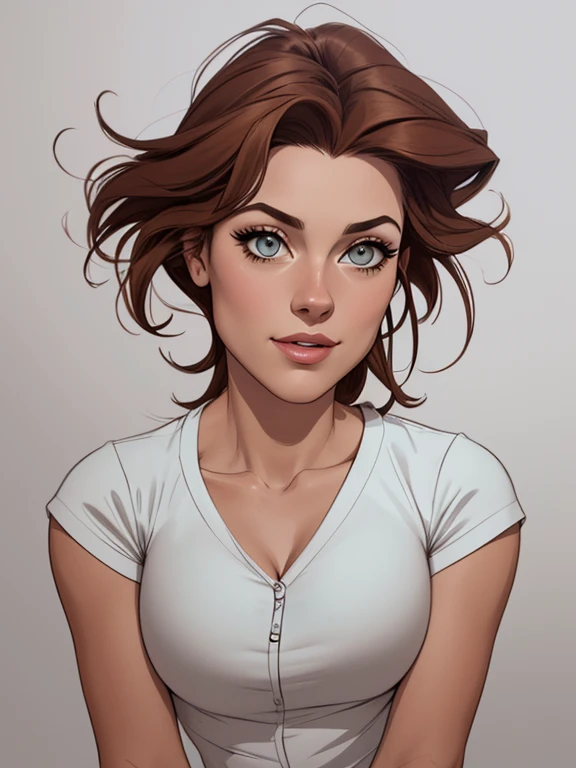 Female characters Megara has long reddish-brown hair, olhos grandes e expressivos. Ela veste um vestido roxo escuro que se ajusta ao corpo, com uma fenda na perna esquerda, e uma faixa dourada na cintura. On the feet, wears simple and elegant sandals Brazilian actress girls (maldosas sadomasoquistas) animado:1.2), mulher Imagem de desenho animado de uma mulher , roupas sensuais , garota super fofa, cartoon style illustration, estilo de arte dos desenhos animados, estilo de arte dos desenhos animados, digital illustration style, design de personagens altamente detalhado, arte digital detalhada fofa, City fan art, design de personagem retrato, beautiful digital illustration, retrato de alta qualidade, arte em quadrinhos, retrato do design do personagem, white background Buso without clothes and medium breasts