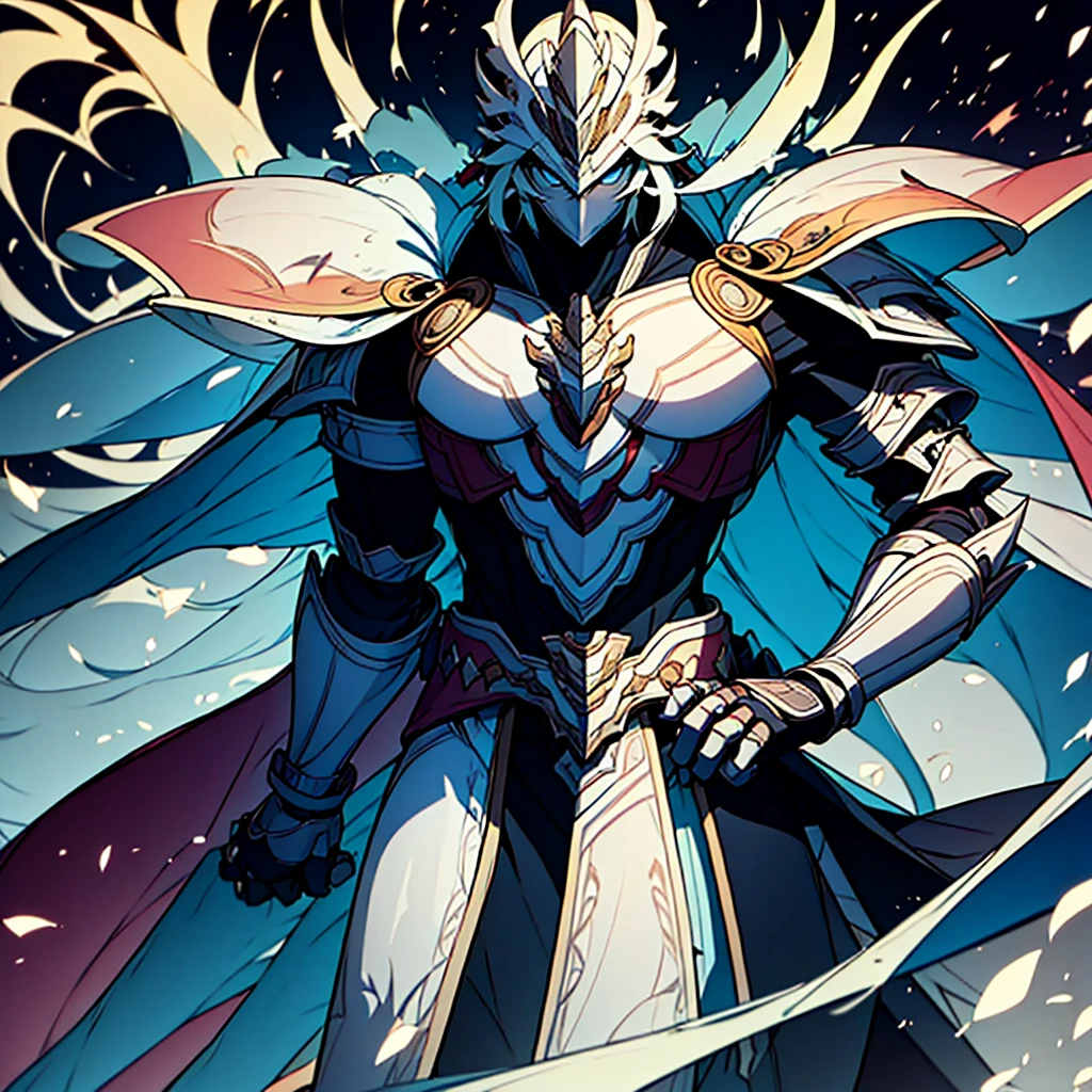 (masterpiece, highest quality:1.2), 1 robot,Kishi-v2 holds a holy sword up to the sky against a stained glass background,