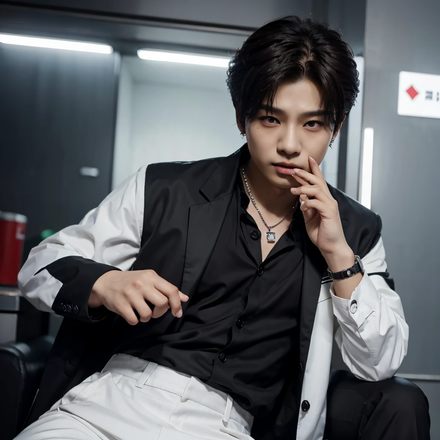 yang jeongin (I.N) from stray kids is a mafia