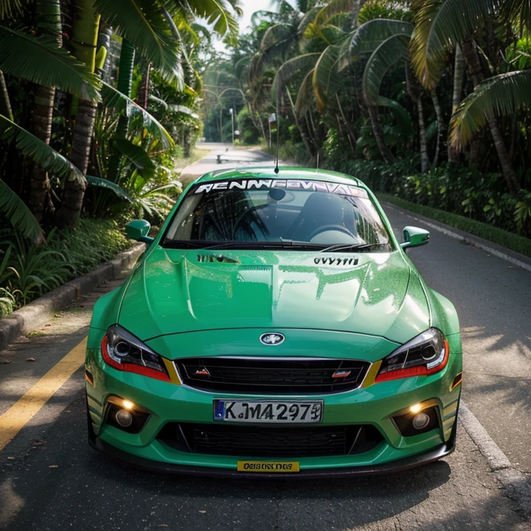 charismatic and energetic Brazilian racing car, celebrated for his smooth driving style and love of samba. Seu design refletiria a energia vibrante da cultura brasileira, com cores ousadas, Tropical motifs and lively patterns inspired by Carnival festivities and the Amazon rainforest.
