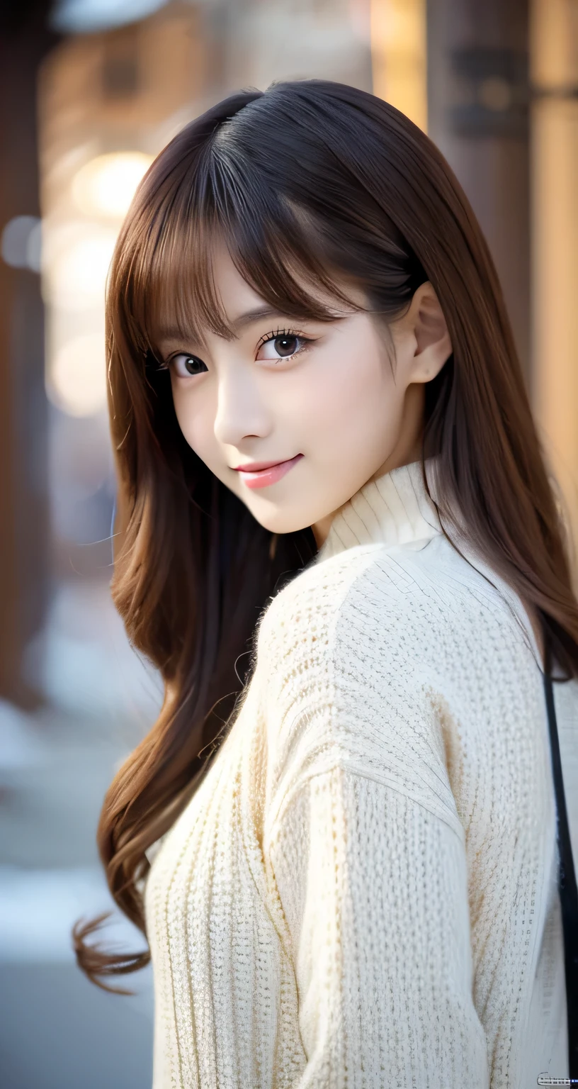 [masterpiece] table top, highest quality, shape, Highly detailed and finely crafted, High resolution 8K wallpaper, Japanese style,
Dynamic and beautiful form, Sharp features, Full body image of a 20 year old girl wearing winter clothes, oozing sex appeal,
Wavy hair flows softly around the face, cute expression, natural color lip, bold, Sexy pose with a seductive smile,
Harajuku fashion aesthetics, exuding confidence and charm, [masterpiece]