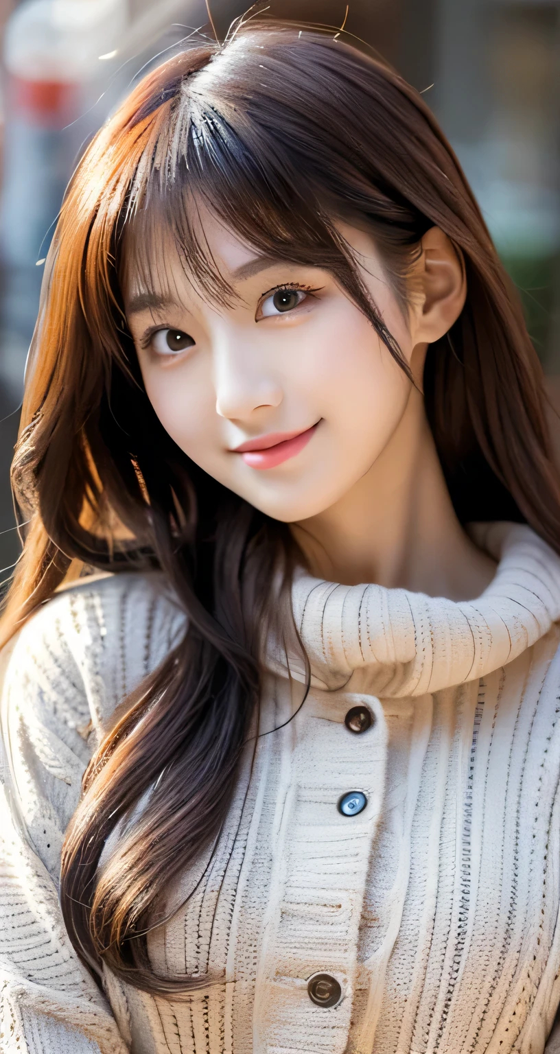 [masterpiece] table top, highest quality, shape, Highly detailed and finely crafted, High resolution 8K wallpaper, Japanese style,
Dynamic and beautiful form, Sharp features, Full body image of a 20 year old girl wearing winter clothes, oozing sex appeal,
Wavy hair flows softly around the face, cute expression, natural color lip, bold, Sexy pose with a seductive smile,
Harajuku fashion aesthetics, exuding confidence and charm, [masterpiece]