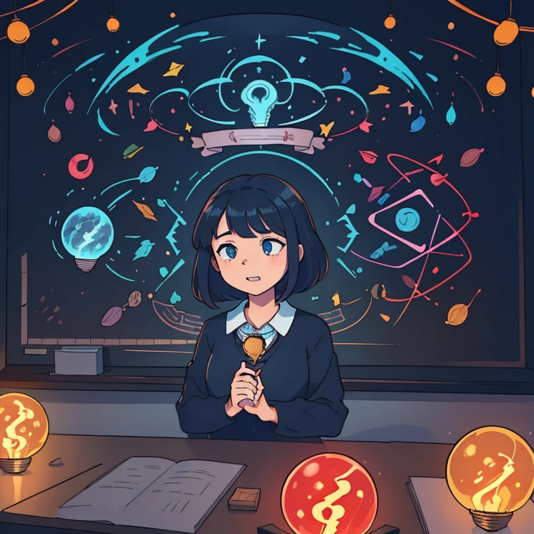 Infographic Title: Unlocking Language: The Power of Linguistics in English Teaching
Center Image: A vibrant illustration showcasing a teacher and student deeply engaged in a dynamic and interactive English lesson, surrounded by visuals and hands-on activities.
Key Sections:
What is Linguistics? (A fascinating brain-shaped image prominently displaying the word "Linguistics" inside, with colorful neural connections)
Brief explanation: The scientific study of language and its structure, sounds, words, and meanings.
Why Linguistics for English Teachers? (A bright lightbulb image symbolizing enlightenment and ideas)
Improves understanding of language structure and function: Enhancing teaching methods through a deeper grasp of grammar symbols and linguistic concepts.
Enhances teaching methods and activities: Equipping teachers with