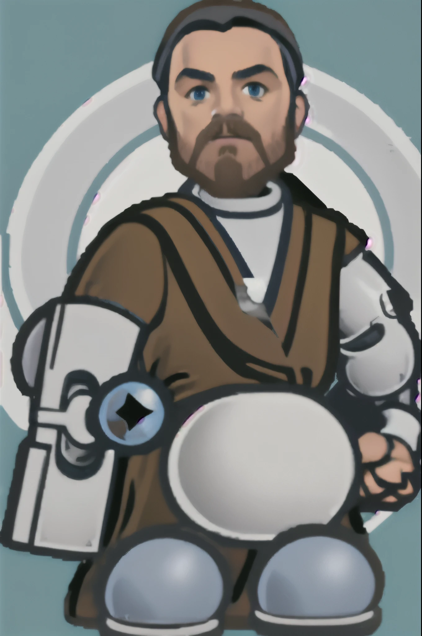 obiwan


tcw
theclonewars
simple background, full body, , solid oval eyes, outline