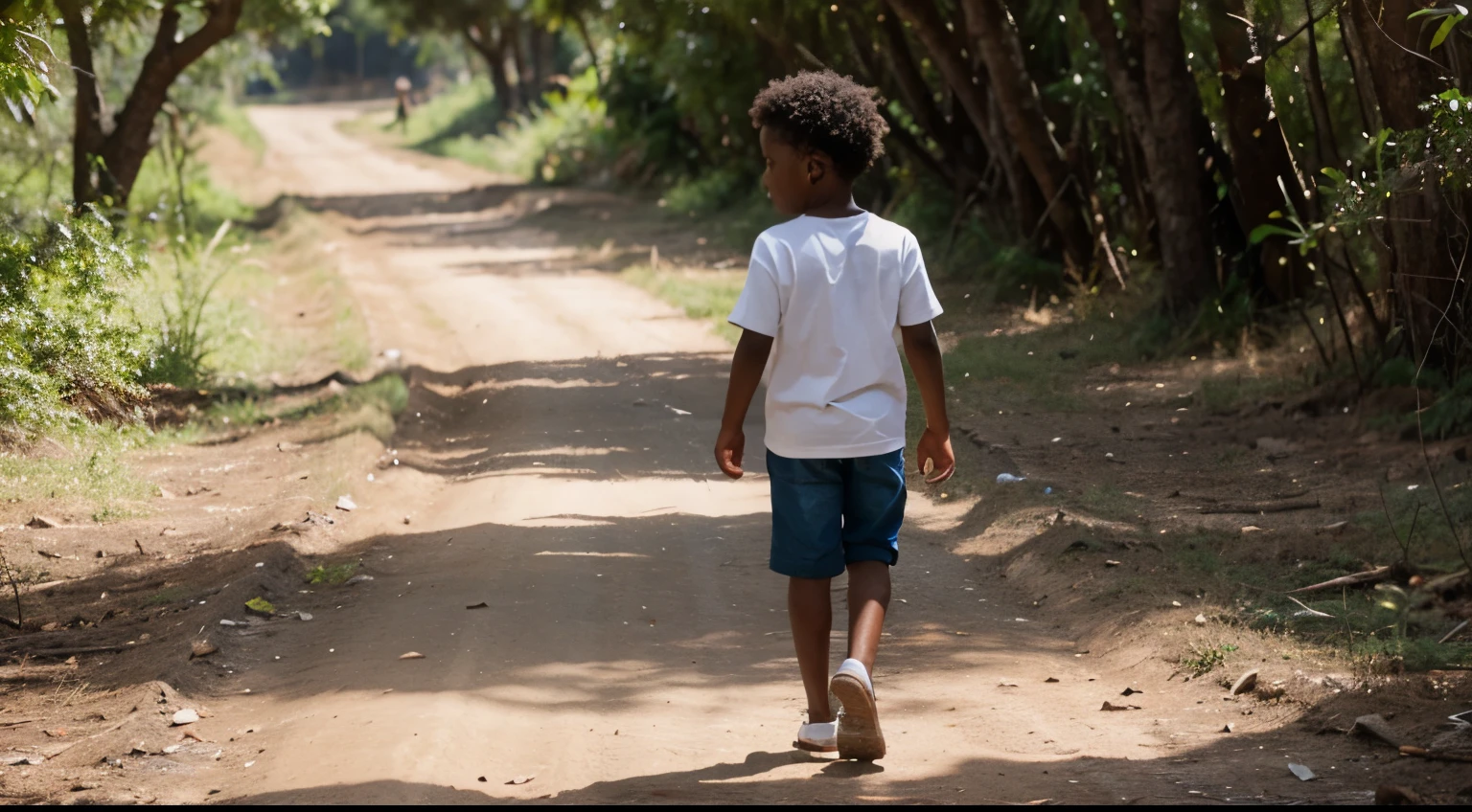 africano andando na selva sem roupas