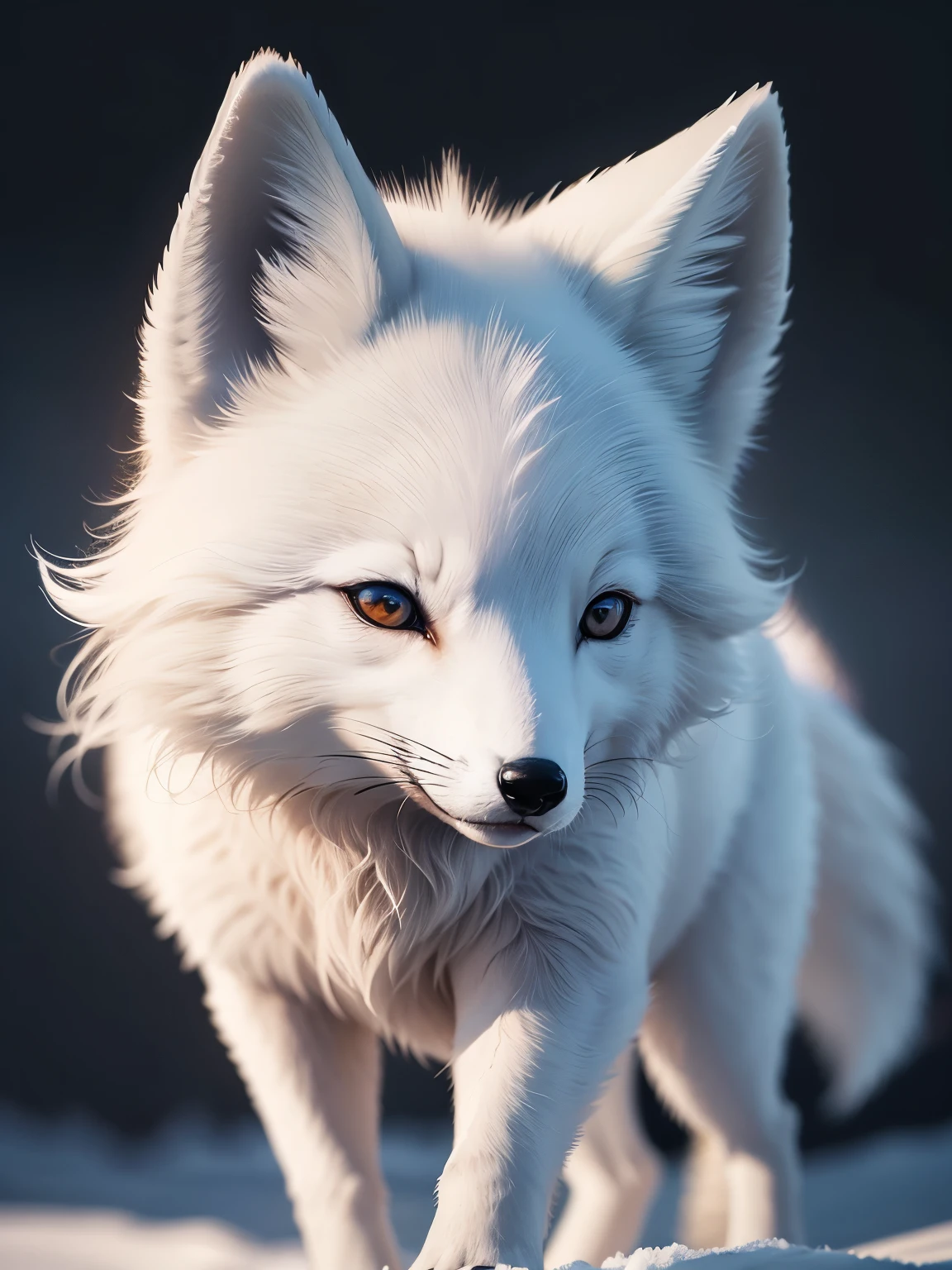 arctic fox, ultra detailed, high quality, 8k resolution