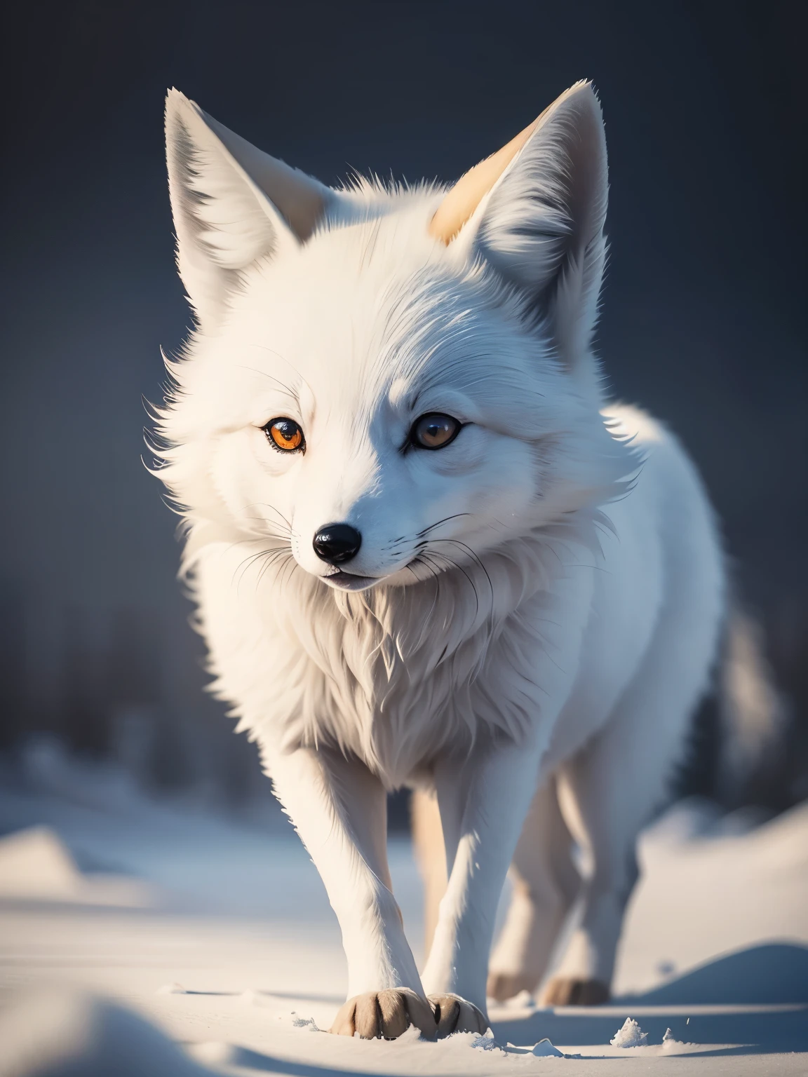 arctic fox, ultra detailed, high quality, 8k resolution