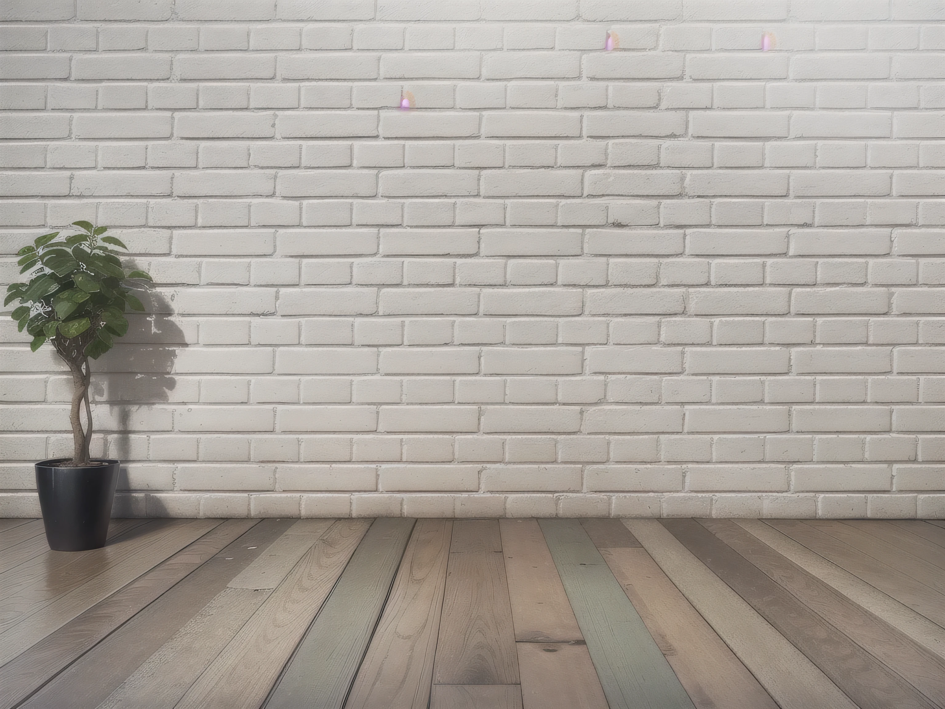 there is a plant in a pot on a wooden floor, interior background, cement brick wall background, living room wall background, white background wall, brick wall background, interior design background, interior white wall, brick, basic background, background image, isolated background, concrete brick background, white wall background, photo studio background, hyper realistic background, studio background, personal room background