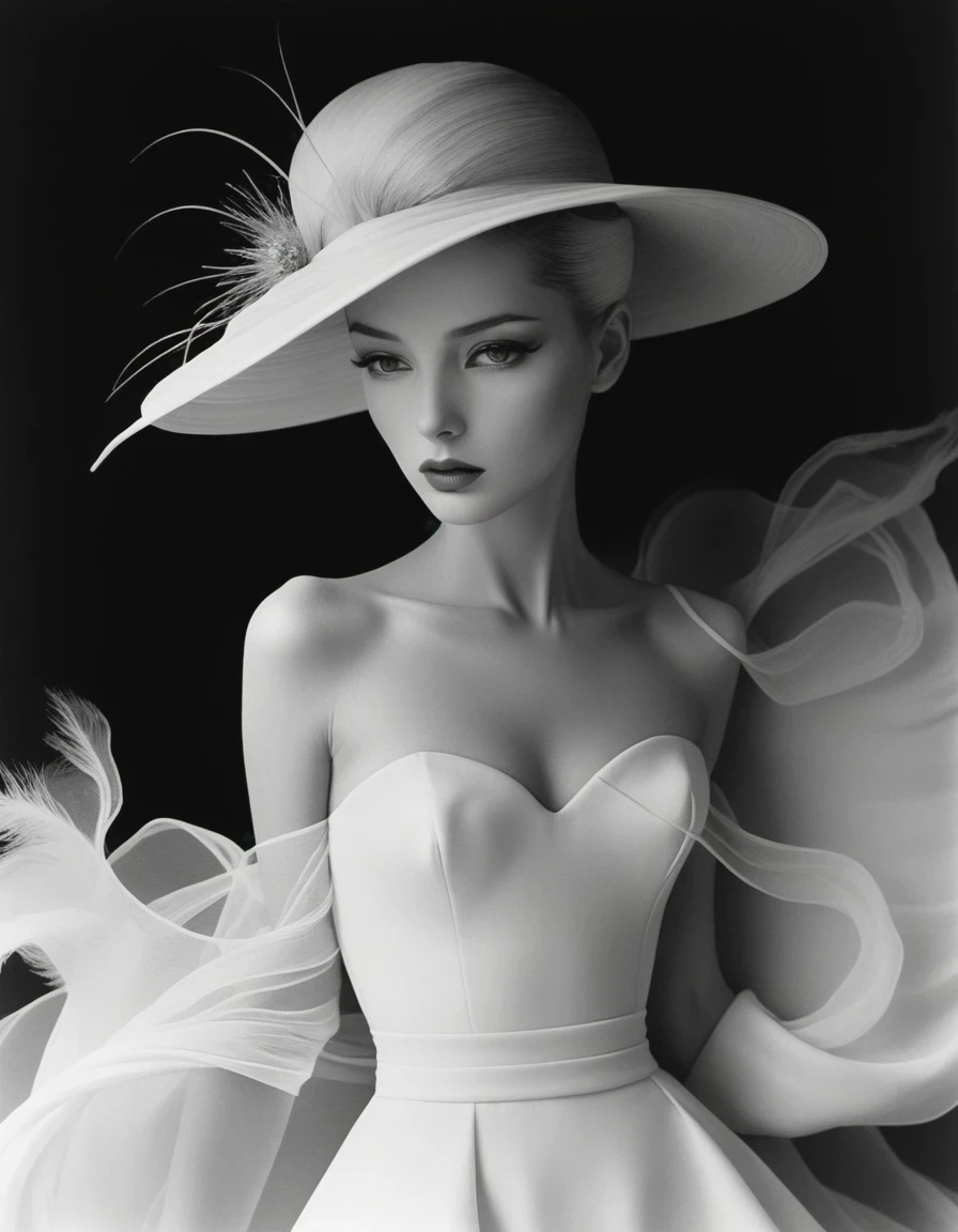 wasteland, sci-fi art, in style of Lillian Bassman