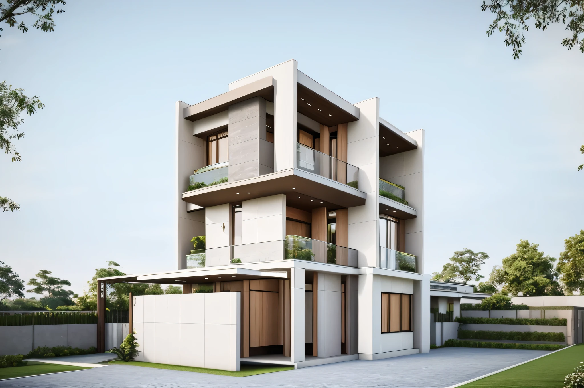 (masterpiece, best quality:1.2), 1villa, a rendering of a modern house with a lot of windows, architectural visualization, residential, architectural rendering, high quality rendering, wide angle exterior 2022, overall architectural design, rich house, 8k vray render, concept house, very realistic render, exterior design, precise architectural rendering, highly detailed architecture, gang house, quality rendering, ”ultra realistic