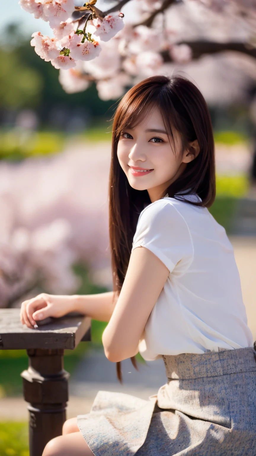 ulzzang-6500-v1.1,(Masterpiece, BestQuality:1.3), (ultra detailed 8k:1.2), (hyperrealistic:1.35),(RAW photo:1.2),high res, wallpaper,
BREAK
Japanese woman, (20yo:1.3), super beautiful, beautiful skin, beautiful and fine eyes, detailed face, clean long hair, dark brown eyes, look at camera,(smiling:1.2),(High nose),(Long bangs),Twin tails hair,(Cherry blossom row),(Seating:1.2),Look at the viewer, (Slender Body),(Black cheongsam with cherry blossom pattern),(Mini skirt),(Perfect limbs:1.5),
BREAK
professional lighting, face light,(Cherry blossom petals dance, cherry blossom blizzard:1.2 ),(Super detailed night scene background:1.3),(Night park:1.3)