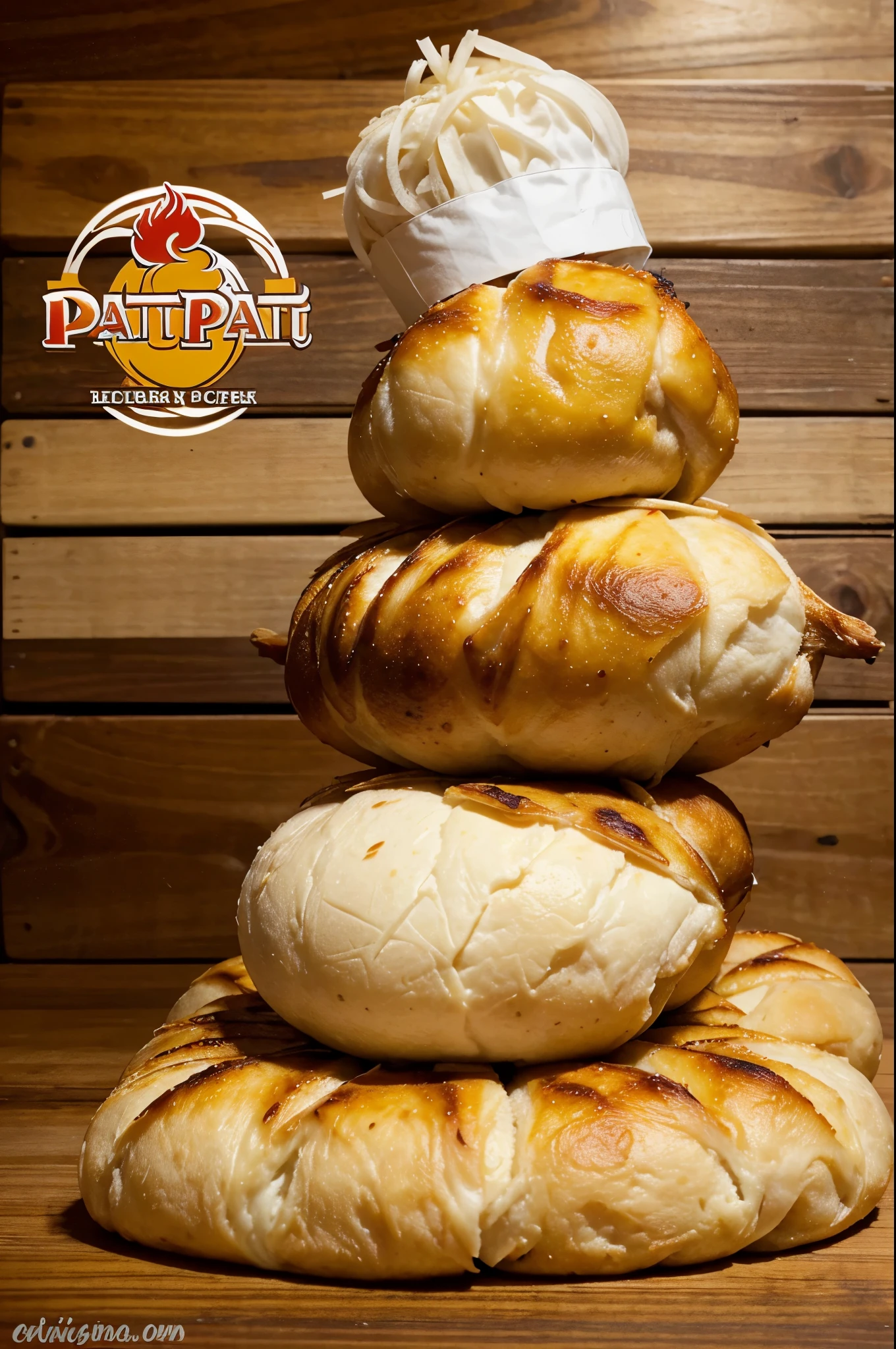 Got it! Here's a description of a logo for Chicken Pastil:
The logo features a stylized illustration of a chicken, perhaps with a chef's hat or a cooking pot to represent the dish being prepared. The chicken is depicted in white to represent the main ingredient of the dish. The background could be a combination of red and yellow, representing the spices and flavors used in Chicken Pastil. The text "Chicken Pastil" can be incorporated in a clean and modern font, perhaps with a handwritten touch to add a personal and homemade feel to the logo. Overall, the logo should convey the deliciousness and authenticity of the Chicken Pastil dish.