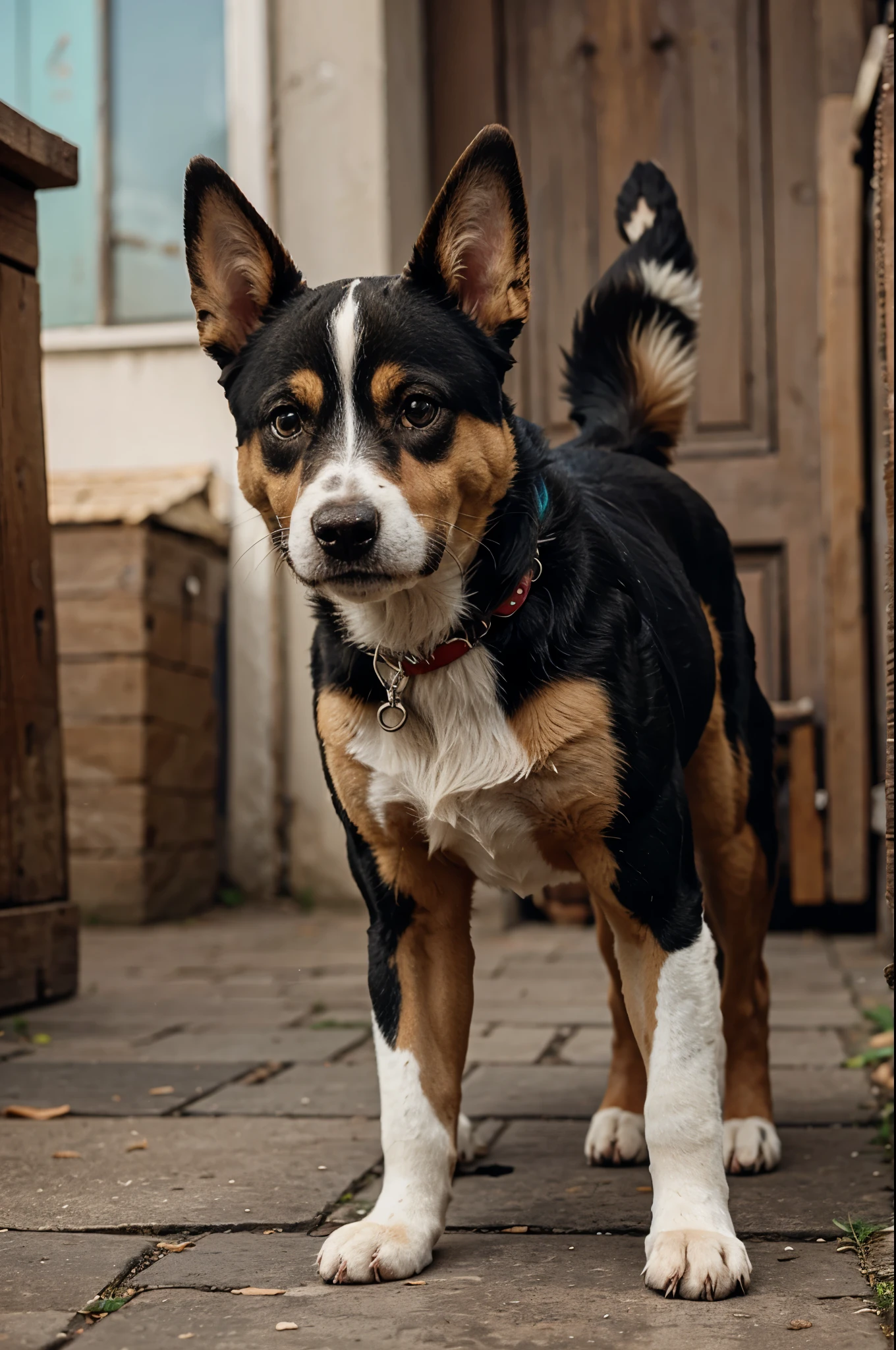 Perrito nadando