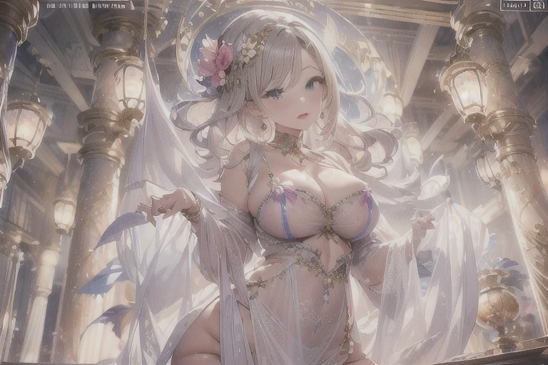 40-year-old mature woman、sensual curves、huge breasts、thighs、bubble、お尻のmasterpiece, 最high quality, Super detailed, full body shot, mature woman, 美しい mature woman, nightgown and underwear, enchanting smile, thick lips, plump lips, blush, looking at the viewer, provocative expression, beautiful hairstyle, cleavage, Plump、curvy hips、attractive face、naughty face、sexy lingerie 、an inviting gaze、expression of emotions、lewd underwear、erotic see-through lingerie set、Standing position、gorgeous accessories 、big breastsの女性, bare shoulders, golden hair, colored feather, metal ornaments, colored flowers, particle, light, (masterpiece, 最high quality, 最high quality, official art, beautiful and aesthetic:1.2), (1 girl:1.3), very detailed,(fractal art:1.1),(colorful:1.1)(flowers:1.3),most detailed,(tangled:1.2), (dynamic pose), (abstract background:1.3), (shiny skin), (lots of colors :1.4), ,(earrings:1.4), (feather:1.4),masterpiece, 最high quality, Super detailed, 30~40 years, full body shot, mature woman, 美しい mature woman, nightgown and underwear, enchanting smile, thick lips, plump lips, blush, looking at the viewer, provocative expression, short hairstyle, cleavage, Plump、curvy hips、attractive face、naughty face、sexy lingerie 、an inviting gaze、expression of emotions、lewd underwear、erotic see-through lingerie set、Standing position、gorgeous accessories、different hairstyles,gold headband,plump breasts,convex buttocks,greek clothing,Tulle covers the chest,perfect balance, Detailed details of the garment,marble,Statue of God,cinematic lighting, film grain, Fuji color, contrast of light and dark, 8K, masterpiece, Super detailed, high detail, high quality, High resolution, 、(((erotic see-through lingerie set)))、gorgeous accessories、raise your butt, from below, (((NSFW:1.2)))、exposed chest、gasping face、openwork decoration,(((see through dress)))、(((anatomically correct body))) , 最high quality, Super detailed, (((lewd underwear)))、raise your butt, from below, (NSFW: 1.4)、exposed chest、(((gasping face)))、openwork decoration,(((see through dress)))、(((R-18)))、feast、swirl、thighs, big breasts, Are standing, cowboy shot, blush, 1 girl, (masterpiece:1.3), (High resolution), (8K), (very detailed), perfect face, Beautiful eyes and face, (((最high quality))), (Super detailed), detailed face and eyes, (alone), High resolution、beautiful eyes,(((sexy pose)))、(((big breasts)))、