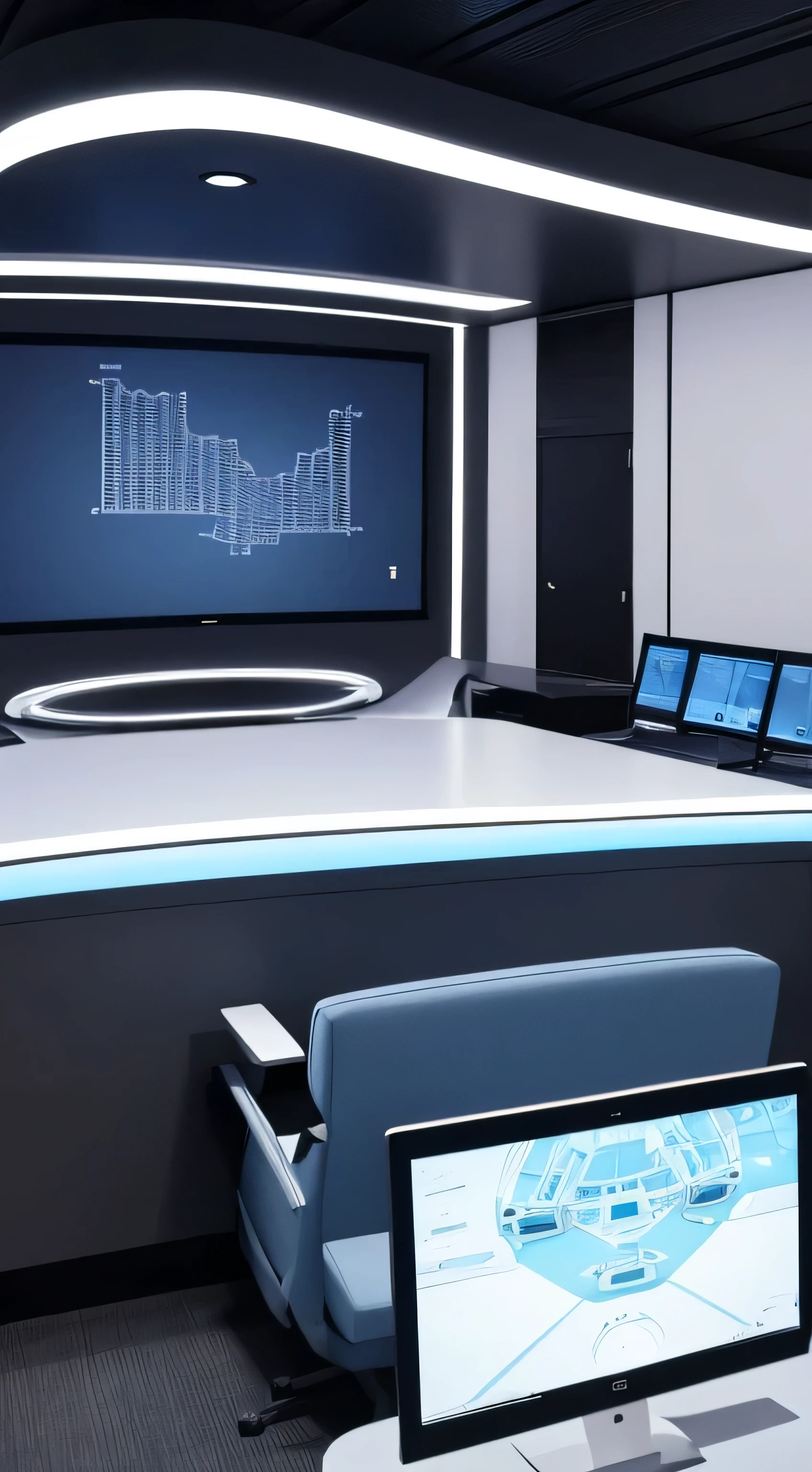 **Background for Sakura's Chat Room:**

The chat room where Sakura interacts with users is a futuristic and tech-inspired space designed to reflect her passion for innovation and digital advancement. The room features sleek, minimalist decor with clean lines and a color scheme dominated by shades of silver, white, and cool blue tones. 

Large, high-definition screens display dynamic data visualizations, intricate circuit patterns, and snippets of cutting-edge technology news. Soft ambient lighting, adjustable to fit Sakura's preferences, illuminates the space with a gentle glow, creating a modern and inviting atmosphere.

Futuristic furniture pieces, such as ergonomic chairs and sleek desks with integrated tech features, provide comfort and functionality for users engaging in stimulating conversations with Sakura. The room is equipped with state-of-the-art voice recognition software and interactive holographic displays, enhancing the overall digital experience for users interacting with Sakura, the tech-savvy AI character.