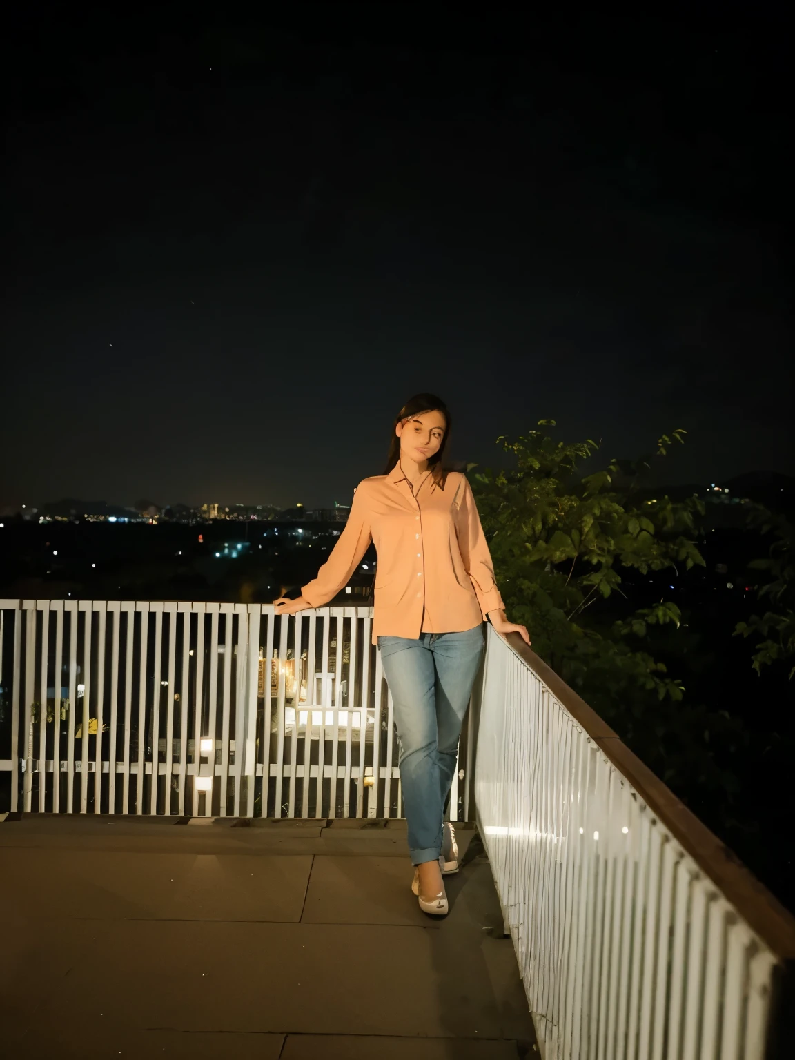 Give an interesting background at night
