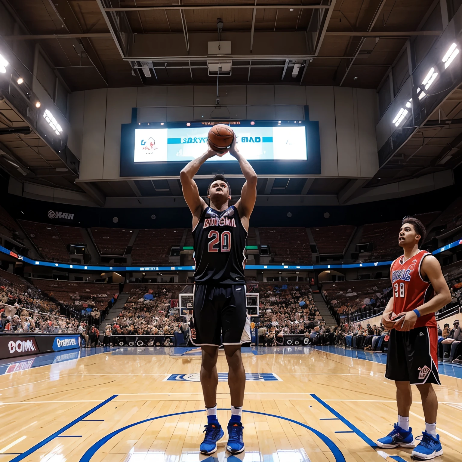 crea una realidad virtual donde puedas jugar basquetbol 