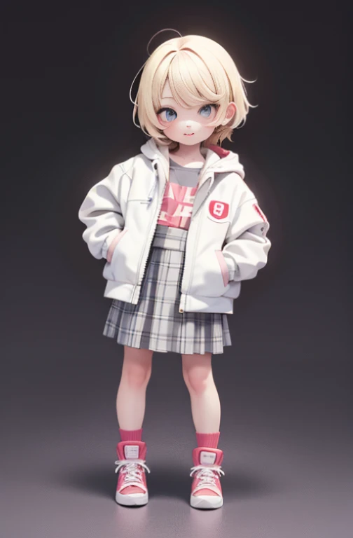 ((((ultra illustrated style:1.0)))),Best quality,best animated,masterpiece,ray tracing, global illumination,,chibi,1 Girl, One, standing,whole body, I look at the viewer, On open air,hands on hips,