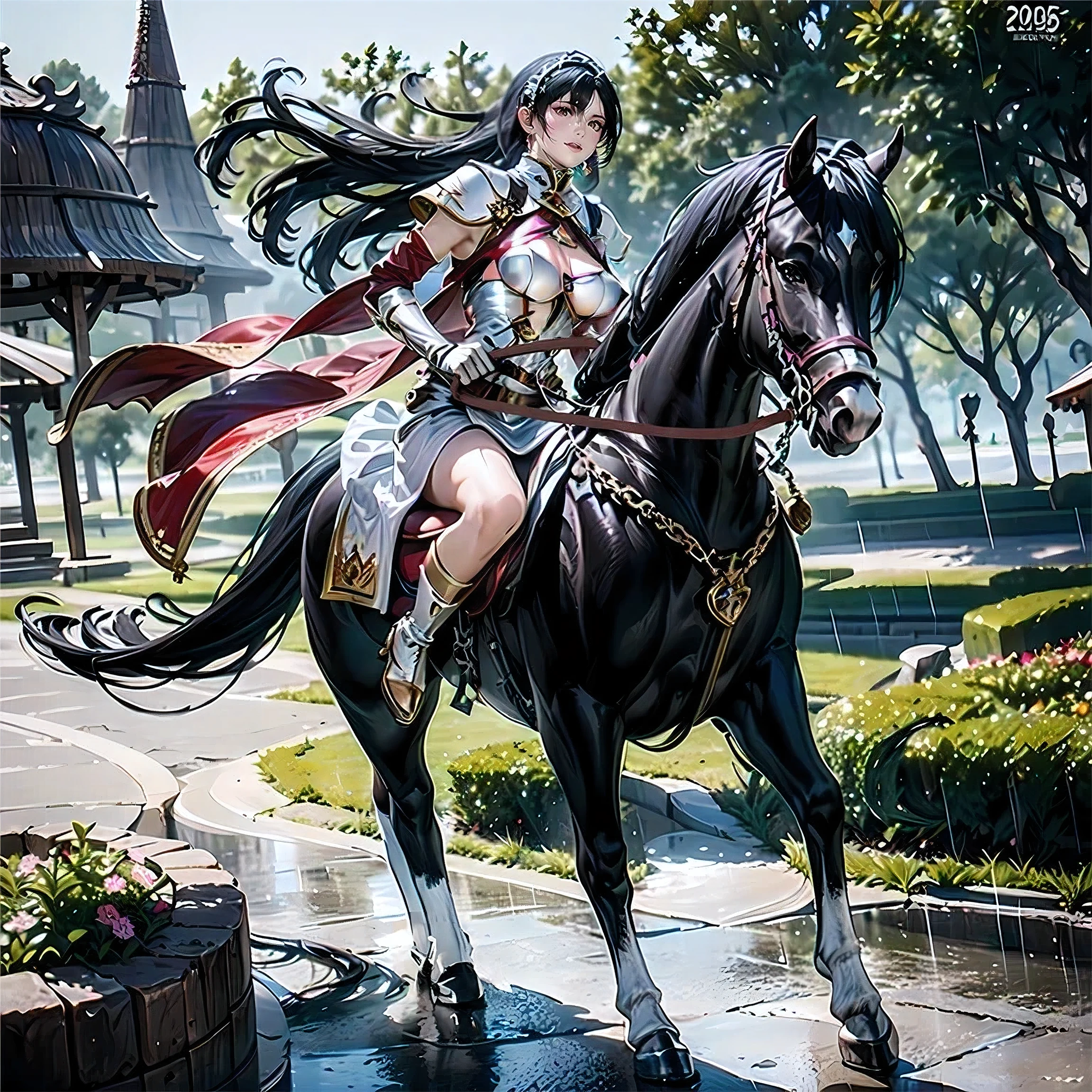 large breast, armor