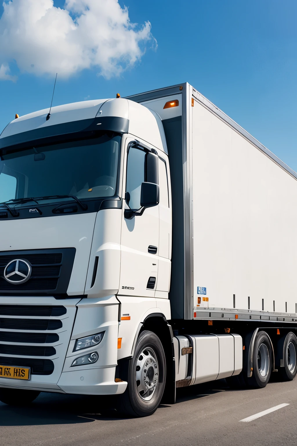 create an image for webiste for brand that do transporation services make it realistic
