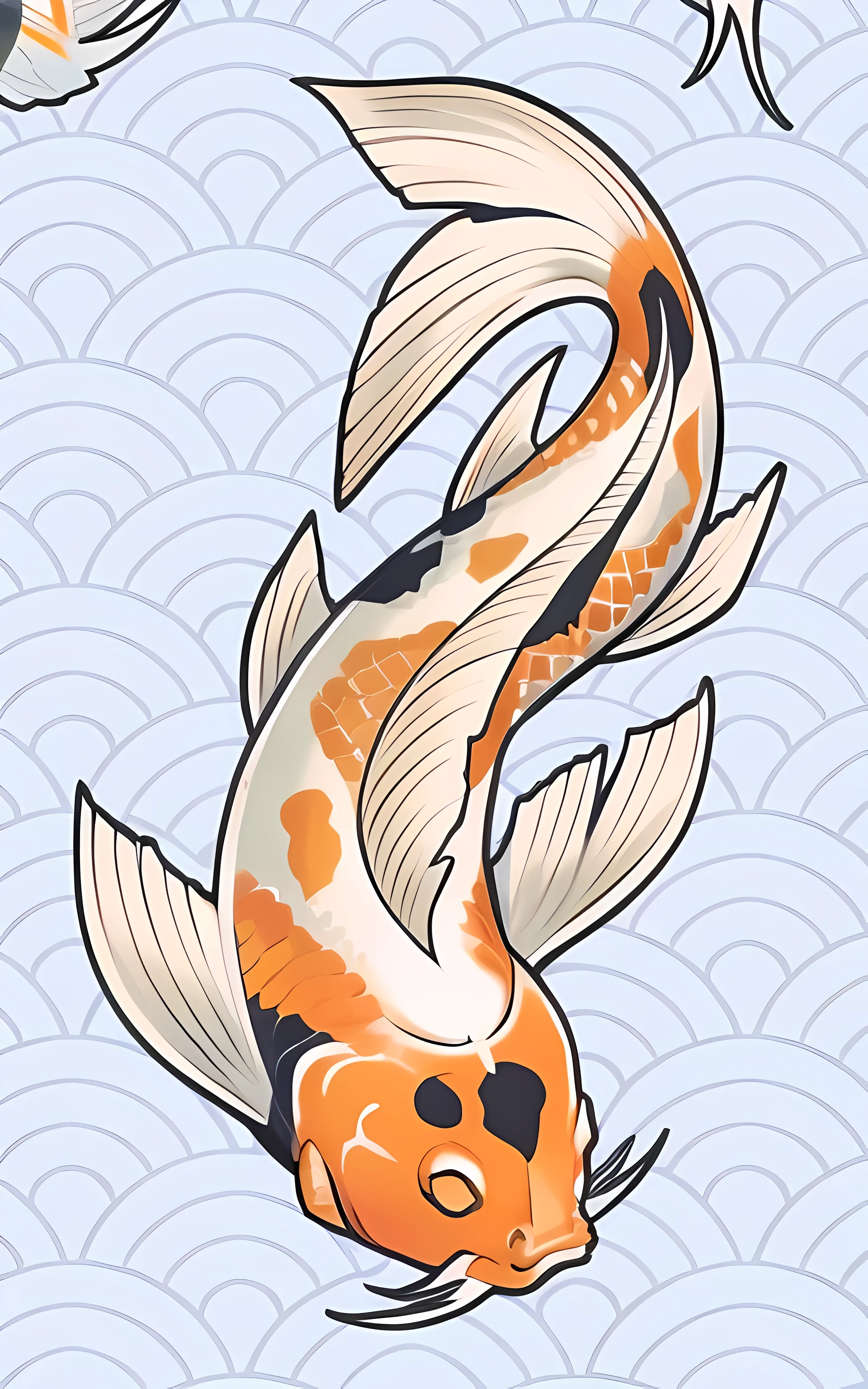 Koi fish,