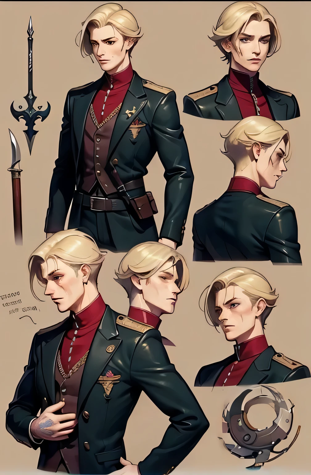 More masculine, that matches other characters