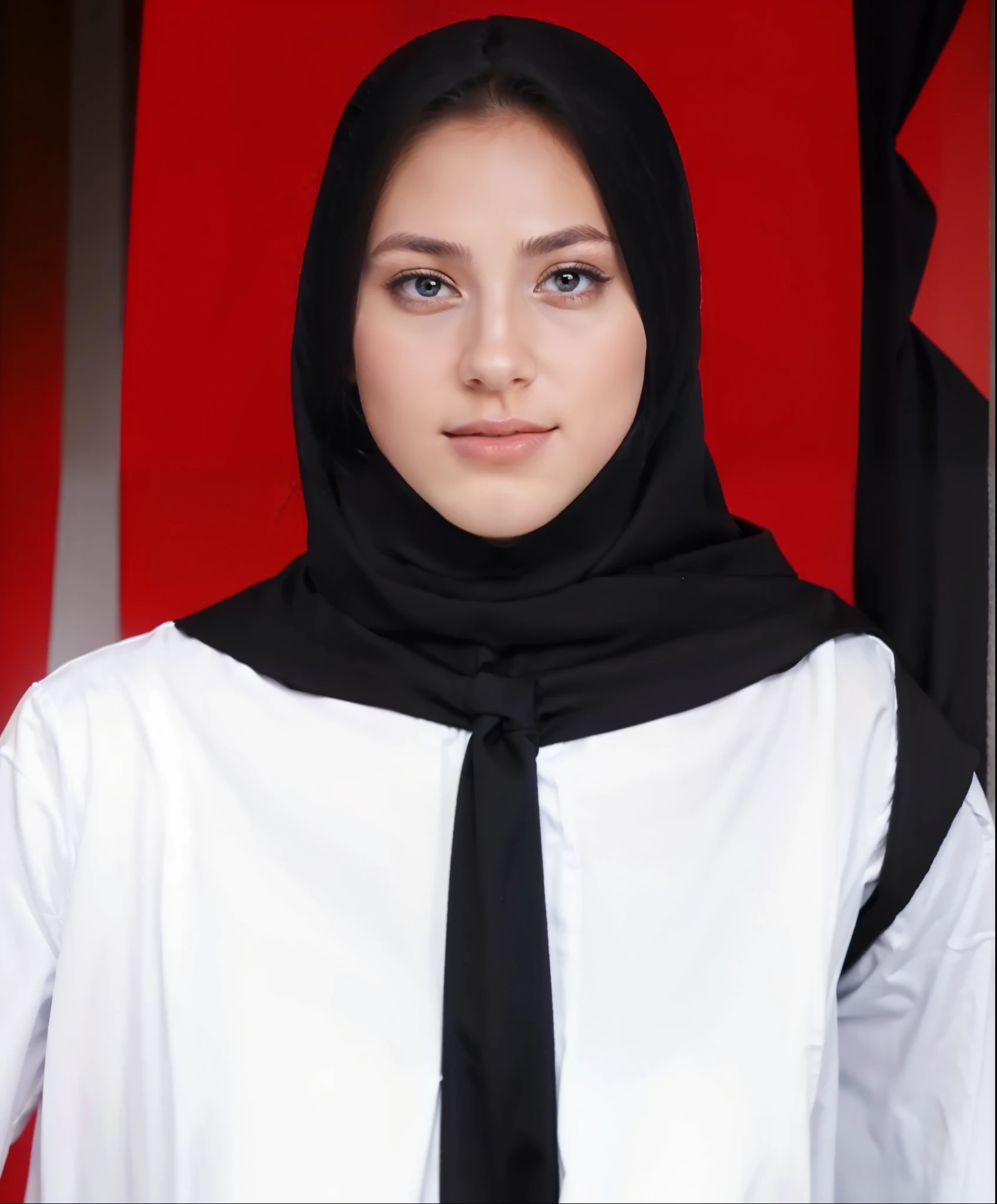 Masterpiece, beautiful, formal, collar tshirt white, 1girl, fit, Black tie