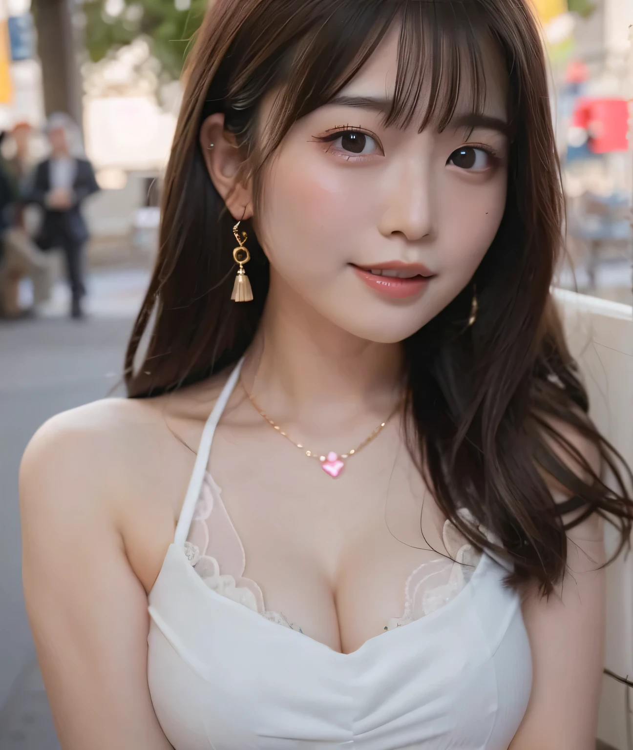 Arafe asian woman in white dress posing for photo, a cute young woman, Dilraba Dilmurat, young and cute girl, Cute, cute young woman, beautiful asian girl, face of young cute asian man, beautiful young korean woman, gorgeous young korean woman, chinese girl, gorgeous chinese model, cute core, beautiful、Lovely