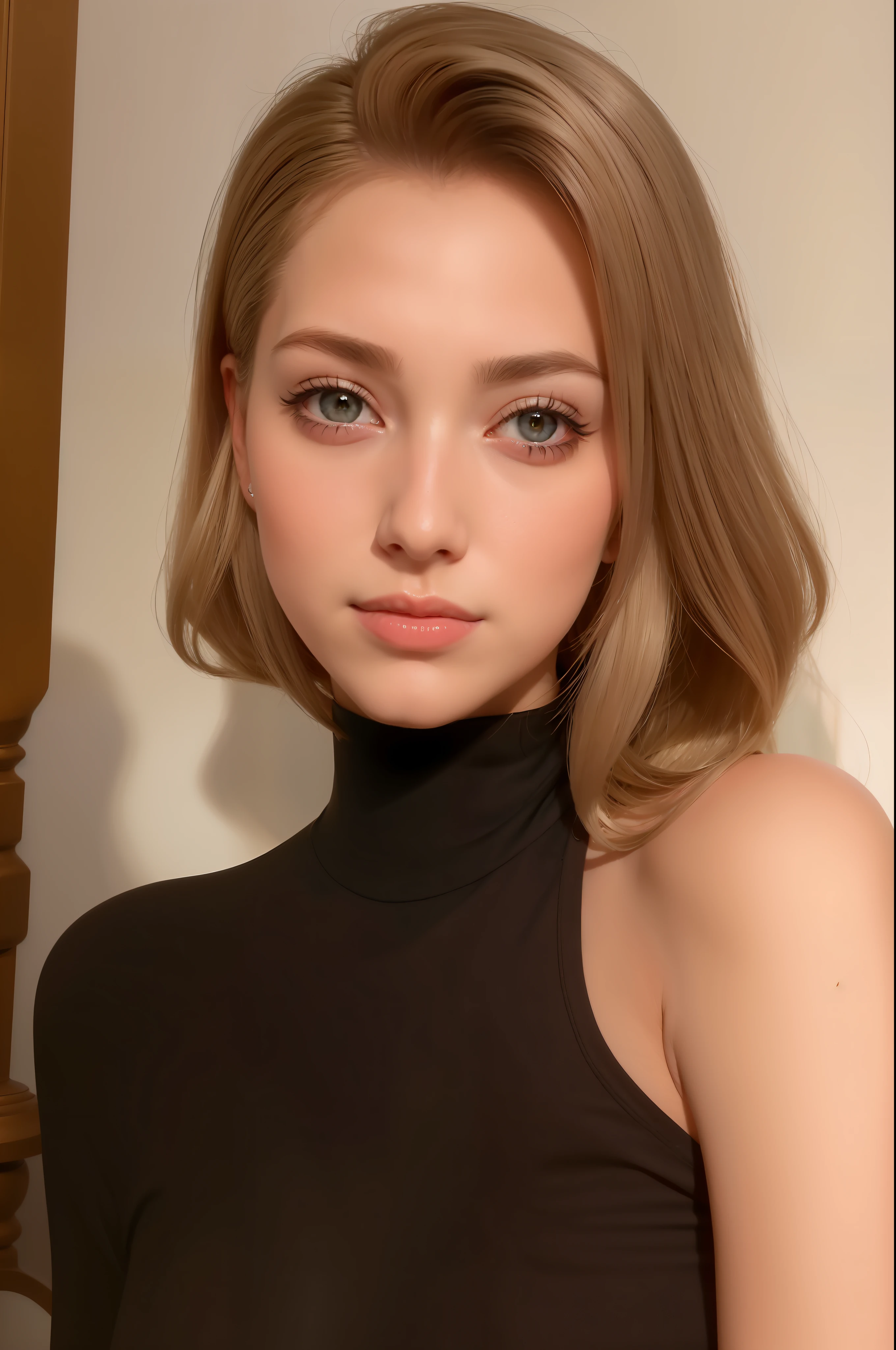 Hyper-realistic portrait of a woman, Portrait-style photographs, portrait photography,fantasy art, photo-realistic, dinamic lighting, Art Station, poster, voluminous lighting, Very Detailed Faces, 4 k, Award-winning, a 1girl, wicked smile, around dark, deep shadow, Discreet key, Cowboy shot, NSFW, erotica , sexypose, sexy body, sexy clothes, Revealing clothes, NSFW Apparel, of the second size, hairlong, white colored hair, chuuChloe,N