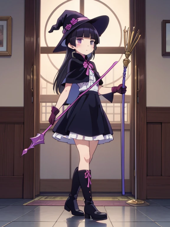 Close-up:A person wearing a skirt and boots holding a knife, Anime VTuber , 🍂 Lovely, 1 7 year old anime goth girl, witch clothes, Very very high quality pictures, Anime style, sakimicchan, Lovely