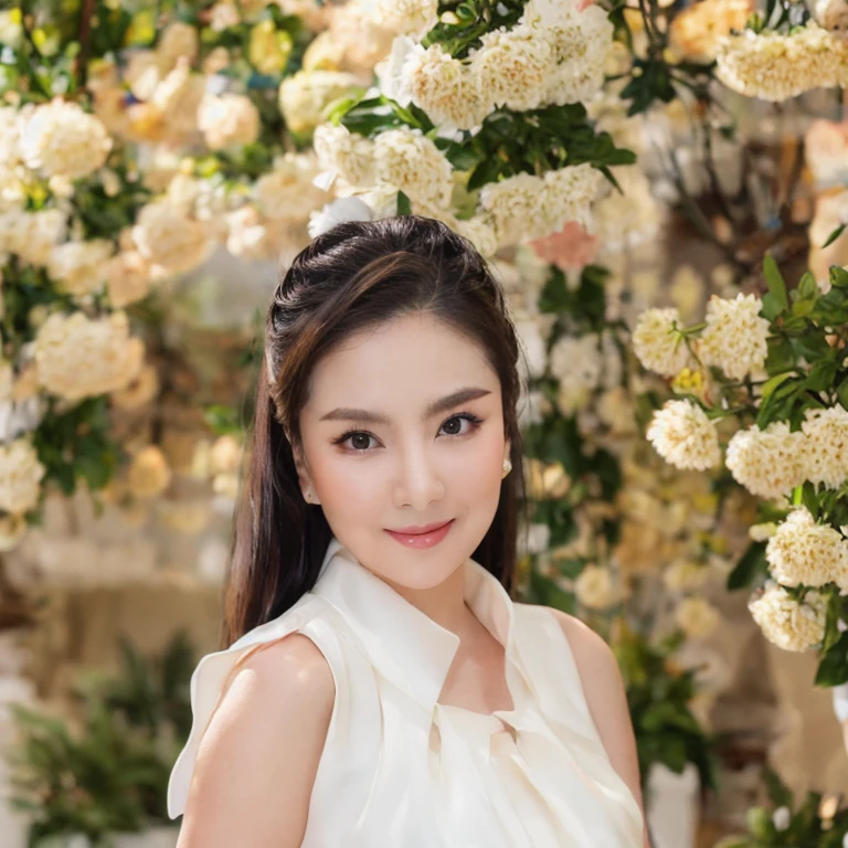 (realistic、masterpiece、Best Quality、8K、highres、high resolution:1.3)、1 girl、pale white skin、looking at viewers、super fine face and eyes、upper body、