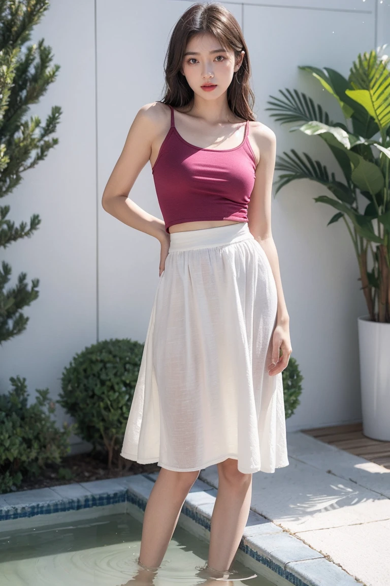 Magenta viscose-cotton Taaga skirt with golden, golden and shades of blue prints.
Specifications
Magenta
Viscott (Viscose & Cotton)
Screen Print
Flared Skirt
Long
Non-Adjustable Waist
Hand Wash With Mild Detergent In Cold Water