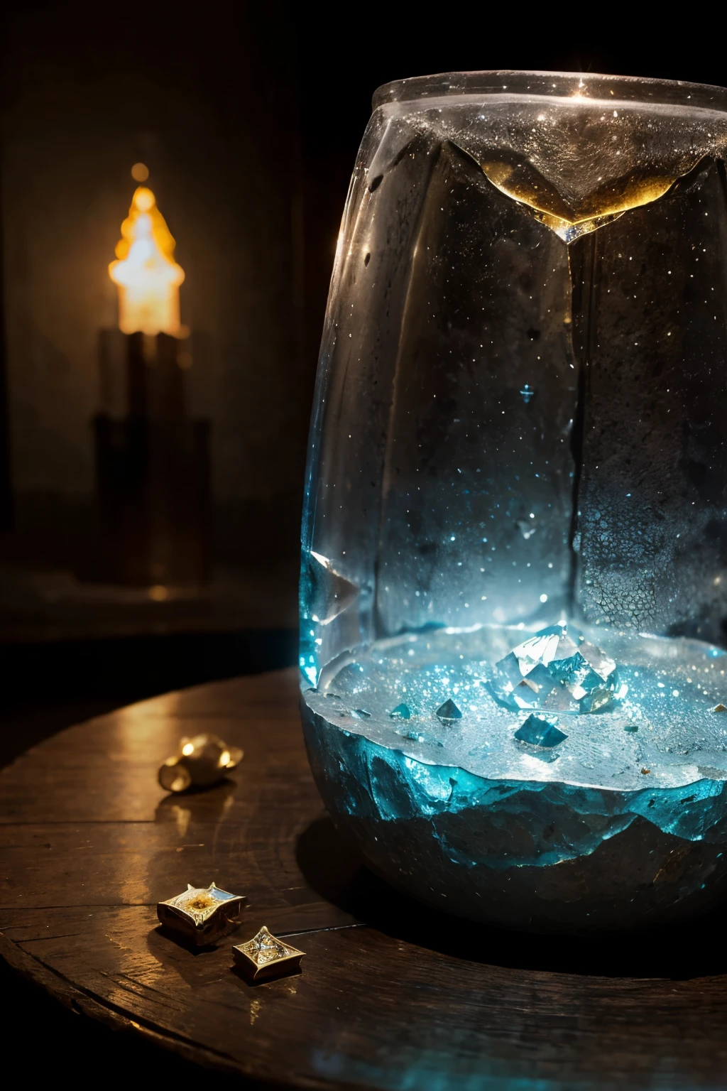 In Avaloria, long ago, a museum was erected that houses valuable relics and artifacts, each telling a part of the kingdom's rich history. Among these treasures, there was a special relic: the Tear of Elendria. A magical stone, bathed in starlight, believed to contain immeasurable power.