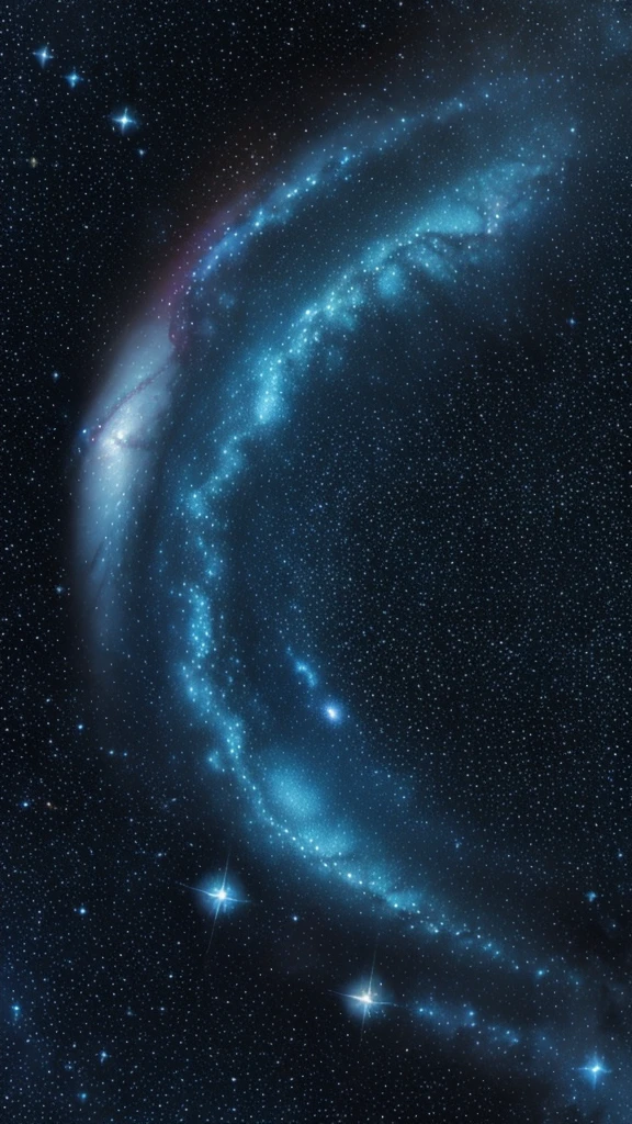 Galaxia,azul,nebulosa,estrelas,