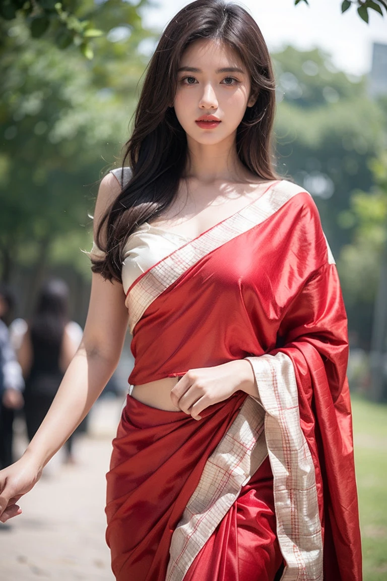 SORATH Women's Silk Saree With Un-Stitched Blousecx Soft, Silky And Shiny Material