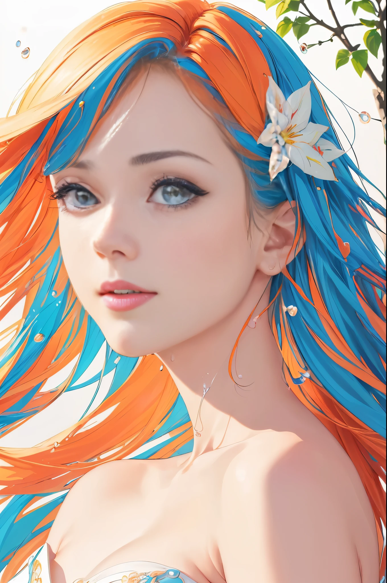 masterpiece, best quality, [(white background:1.5)::0.1], 1girl in dynamic pose, (beautiful detailed colorful splash art:1.5), rotational symmetry, 8k, absurdres, (UHD:1.2), (masterpiece, ultra detailed, best quality, highres, extremely delicate and beautiful:1.3), dynamic angle, (detailed face),, RAW photo, hdr, (photorealistic:1.4), (hyperrealistic, realistic, extremely delicate and beautiful:1.3), (realistic face, realistic hair:1.2), dslr, photography, (detailed face), depth of field,