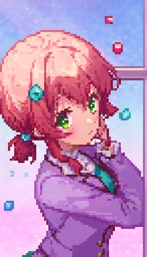 Performa high quality pixel anime girl 1024 bit