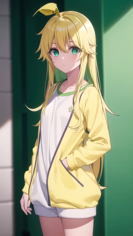 laladevilluke, lala deviluke, pelo largo, cabello rosado, cola, ahogo, Golpes, adorno para el pelo, (ojos verdes:1.5),
ROMPER , Camisa blanca, (yellow chaqueta de sport:1.5), chaqueta de sport, cinta, green cinta, plisado, plisado falda, falda, (green falda:1.5),
ROMPER indoors, aula,
ROMPER looking at viewer, (tiro de vaquero:1.5),
ROMPER (obra maestra:1.2), Mejor calidad, high resolution, fondo de pantalla de unidad 8k, (illustration:0.8), (beautiful decolaed eyes:1.6), extremely decolaed face, perfect lighting, extremely decolaed CG, (manos perfectas, perfect anatomy),