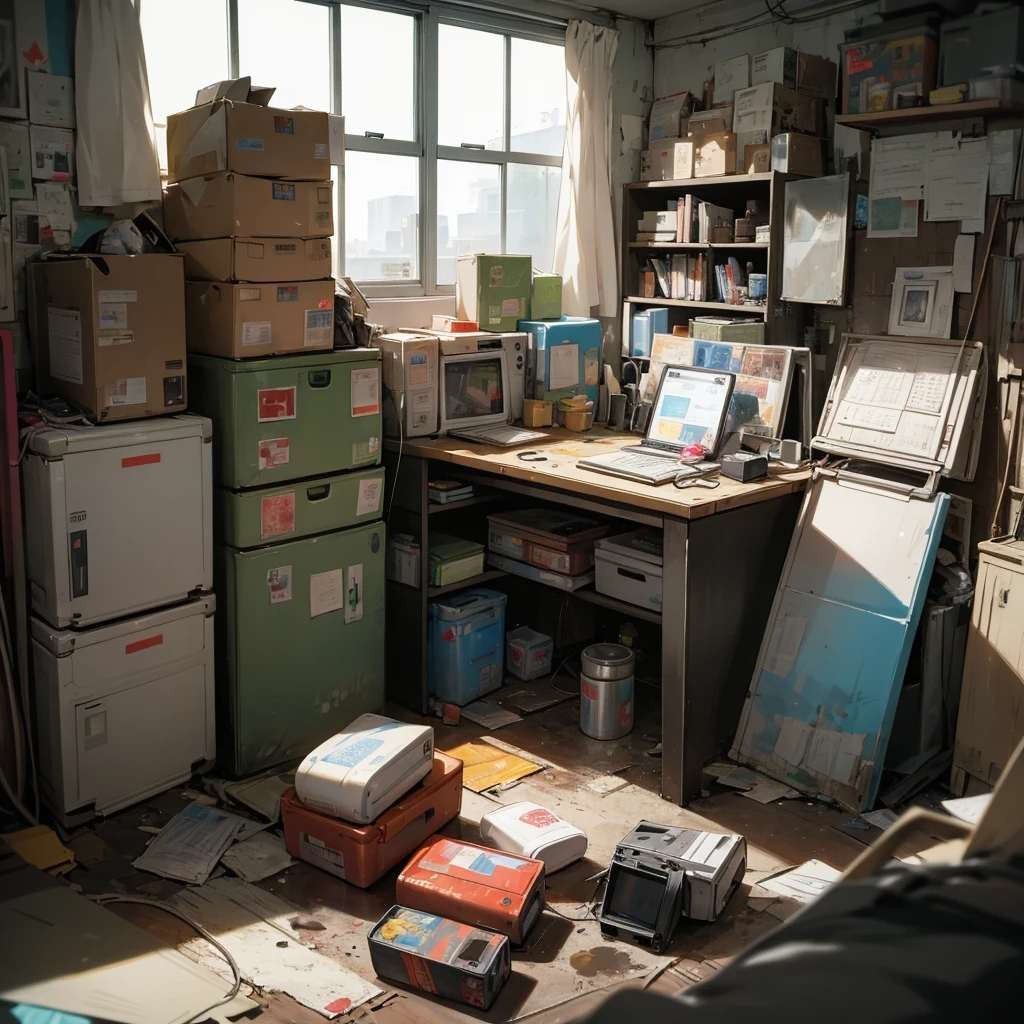 The prompt generated from the given theme "apartment, computer, beer cans and bottles, dirty" is as follows:
"dirty, cluttered apartment:1.1,computer,beer cans and bottles,graffiti on the walls,old furniture,stacks of papers,crumpled clothes on the floor,dusty corners,frustrated artist's studio,chaotic arrangement of objects,colorful mess:0.9,tangled cables,broken window:1.1,dim lighting:0.9,grungy aesthetic:1.1"
Please note that prompt language should be in English and the prompt limit should not exceed 40 tags or 60 words.