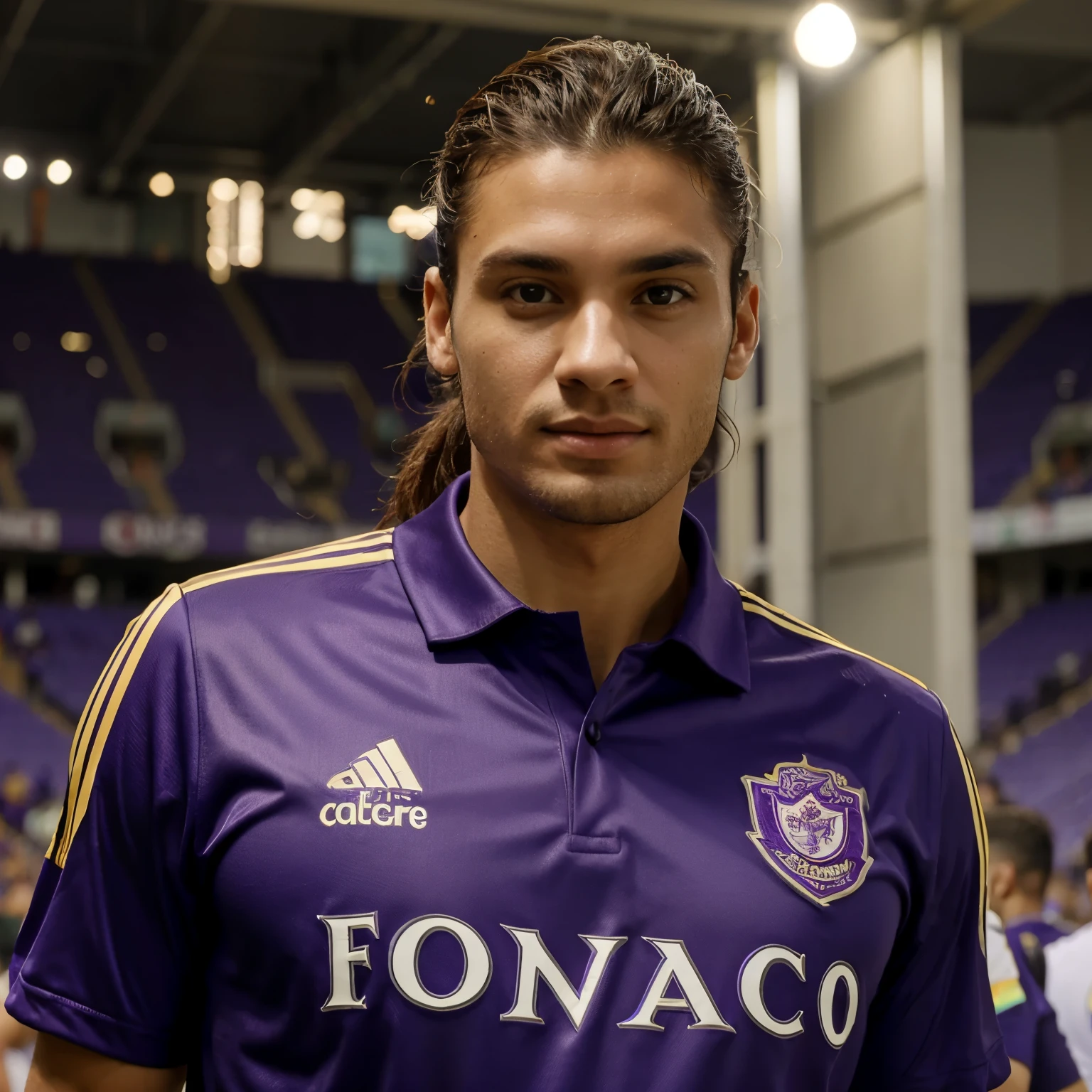Camisa do orlando city com o escudo da Versace 