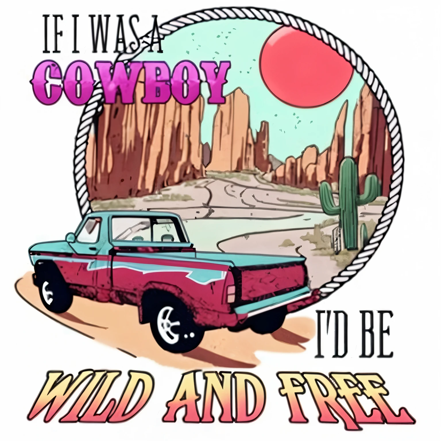 a red truck with a cowboy on it is in the desert, 🐎🍑, cowboy themed, old west, on wild west, wild west, wild west theme, 女cowboy, cowboy, inspired by Clint Cearley, nation, 🚿🗝📝, cowboy style, Western comic book style, Western comic book style, Retro illustration, Neil Young Design, inspired by western comics
