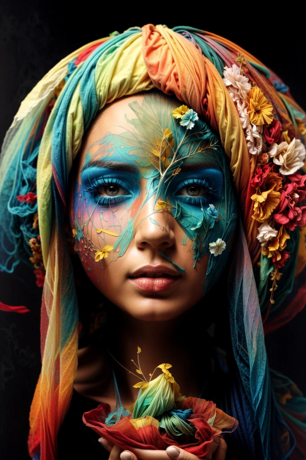 obra de arte, Melhor qualidade, ultra high resolution, altamente detalhado, (estilo de Alberto Seveso:1.4), (arte fauvista:1.4), [governante do submundo | entidade escura:10], Odiar, amor, lust, olhos sinistros, quebrar, tema escuro e claro, Visualmente deslumbrante, lindo, Maravilhoso, emocional, intrincado, sombreamento perfeito, 