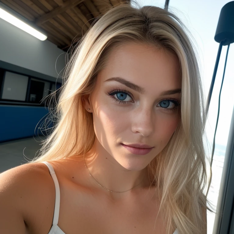 (Selfie, vue de dessus: 1.4), (Right half of the body: 1.4), Photo portrait RAW UHD d'une blonde de 24 ans (Femme aux yeux bleus), gros seins, (jupe), (encolure), Details (textures! , Cheveux!, disadvantages: 1.1), Des yeux brillants avec beaucoup de Details (en regardant la caméra), Reflex lighting, reflex, Ultra-quality, regarding sharpness, profondeur de champ, grain du film (centre), Sony A7IV, Limpide, Centre Du caDre, beau visage, tache de rousseur, mise au point nette, lampadaire, Neon lighting, Bokeh (dimly lit), detailed skin pores, peau grasse, coup de soleil, Details complexes des yeux, corps entier, gros seins