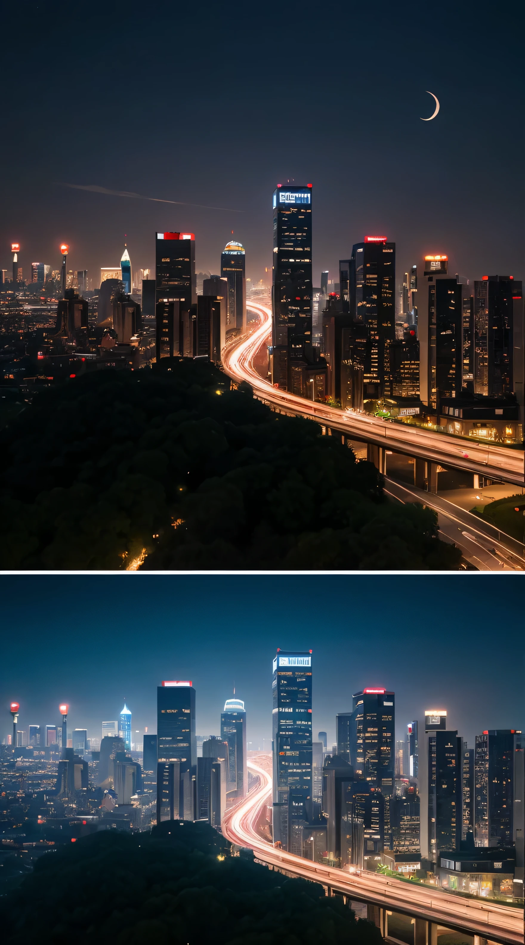 European city at night,The center of the picture is a charming S-shaped track,They run through the streets of the city。The pictures show the stunning beauty of the scenery,It's like a masterpiece。This is a high-quality super-resolution photo,Realism enhanced 1.4 times。Through the lenses,We can see a realistic photograph,It successfully captured the time-lapse photography effect of the city at night。The screen presents an ultra-wide-angle view,Bring more shocking visual impact。
The artistic depiction technique makes the whole picture appear more isolated and eternal.,It also incorporates elements of Indonesian art.,and the styles of Nathan Wirth and Ryan DGar。This makes the picture seem particularly epic and dramatic.。Focus stacking technology gives the picture more details,At the same time, the dramatic lighting effect gives the overall picture a stronger visual impact.。
The resolution of the picture reaches ultra-high definition,The transition between details is very smooth,Perfect lighting makes the whole picture look grand and mysterious。It's like a National Geographic photo.,Make people feel like they are there。The use of motion blur adds a sense of movement to the picture,And by using a 16-35 lens to shoot soft light, the whole picture is softer。
at last,The use of light and color in the picture has been carefully adjusted,Presents a very wonderful visual effect。The whole work is like a work of art,Unforgettable。