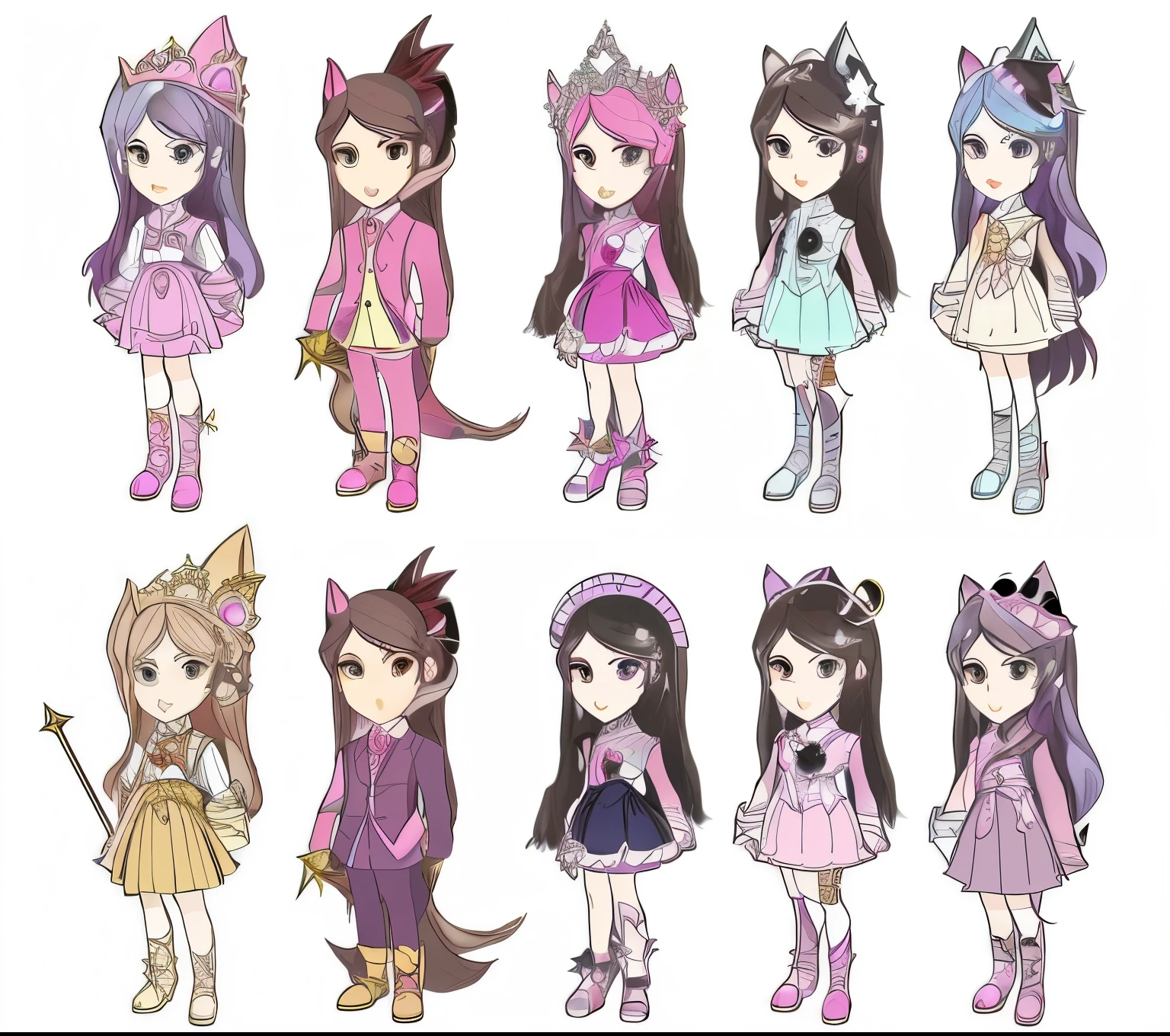 Cartoon characters, Astral Witch Clothes, Diverse clothing, Moon themed clothing, Fashion Design, Dress up in dreamy formal attire, magical girl style, adoptable, Fantasy style clothing, anime goddess, anime setting style, Outlandish clothing, League of Legends style, High quality character design, fantasy style anime, my dress up darling anime