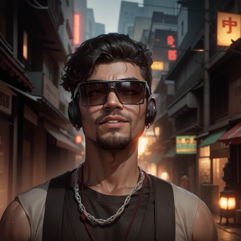 Cheng background cyberpunk handsome boy, realistic face,8k, ultra realistic.