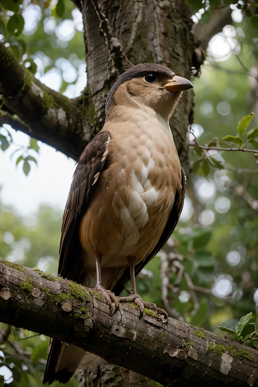 ultra details, 8K, masterpiece, realistic, birds on the tree