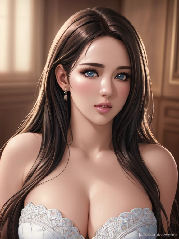 Best quality, masterpiece, big , (large breasts), detailed skin texture, detailed cloth texture, detailed face, super detail, 8k, intricate detail, 1girl, 30 years old, high contrast, high resolution eyes, naked