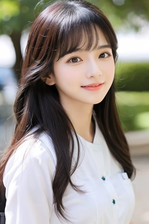 Clear skin, large and bright eyes, a gentle and soft smile, and a slender figure:The slender figure、Many people々For beautiful women, soft and beautiful black hair:Beautiful hair is an important element of a beautiful girl.