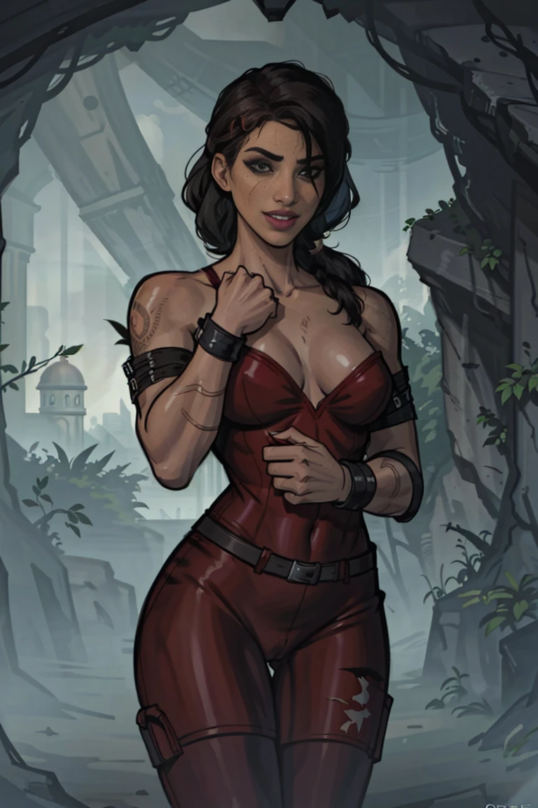 ((1 Spanish girl Julez Ventura, muscular body, charming smile, )), Ethereally beautiful, schlank, klein, sehr kleines schwarzes Microbikinitop, ultrakurze Jeansshorts, Rotes Licht, ((David-Hamilton-Stil)), Nahaufnahme Bild, Meisterwerk, best quality, fotorealistisch, 8K, high resolution, Detaillierter Skin, 8K UHD, DSLR, Sanftes Licht, high quality, Filmkorn, Fujifilm XT3, hole body, nackt, im Park, kniend, hands on juicy pussy, Vector design, Sticker designe by Jim Lee, black outline, no background, simple design, strapless ((black tight)) wedding dress with corsage in jamaica colors with cannabis leaves on it, beautiful muscular body type, curley black hair, brown eyes, inspired by Marc Silvestri, by Syd Mead and Hariton Pushwagner, (biomorphic forms, masterful, beautiful:1.4), poster art, bold lines, hyper detailed, expressive, award winning, (movie still:1.4), (intricate details, masterpiece, best quality:1.4),looking at viewer, dynamic pose, wide angle view,((Julez Ventura as Elektra), ((sehr kurzes rotes Haar)), big round chest, kurzer Torso, lange beine, ((Tattoos, that cover the body)), ((sehr definierte Muskeln)), ((schlanke Taille)), ((thin waist)), ((red leather pants with underwear)), (Elektra), ((Tomb Raider-Stil)), ((in a dark cave city)),